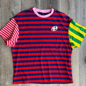 Lazy Oaf Multicolor Striped Tee 0399